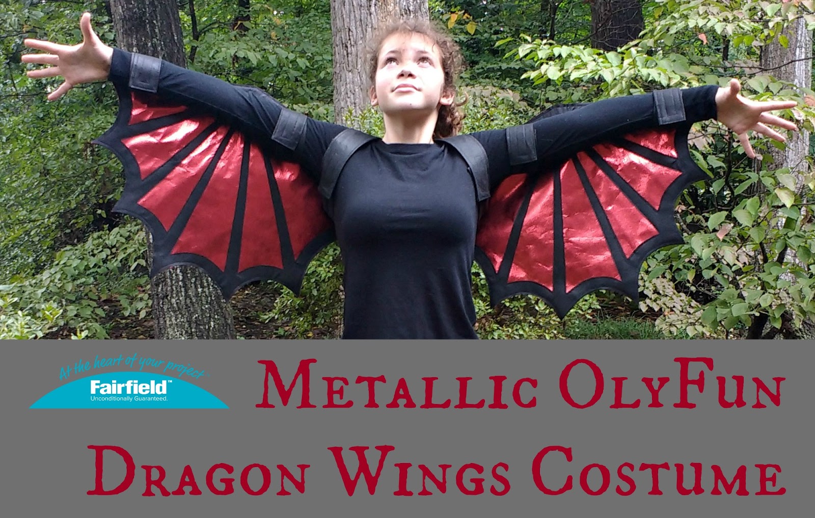 COSTUME DIY Metallic OlyFun Dragon Wings