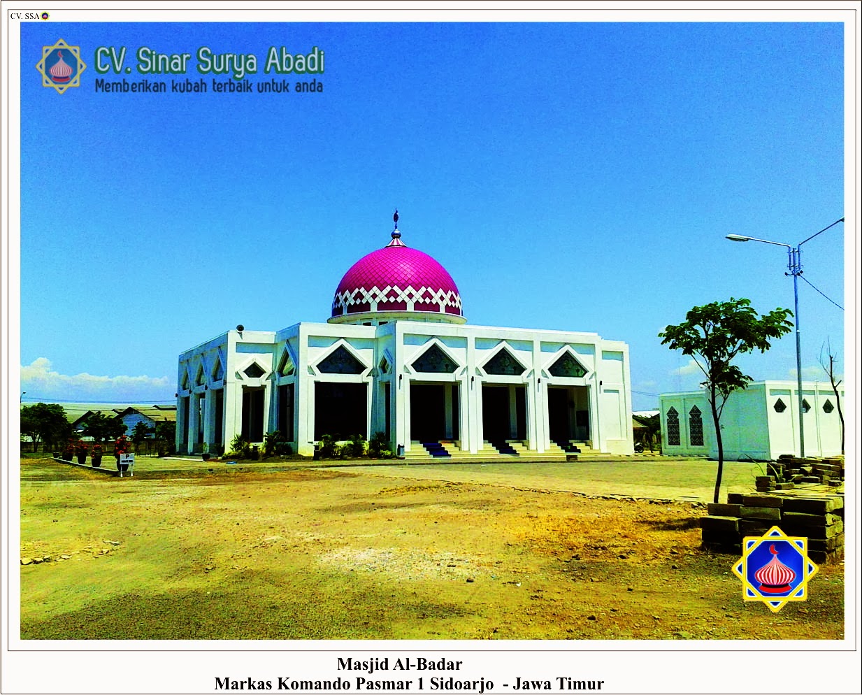 Kubah Masjid Pasmar 1 Sidoarjo Kubah Masjid