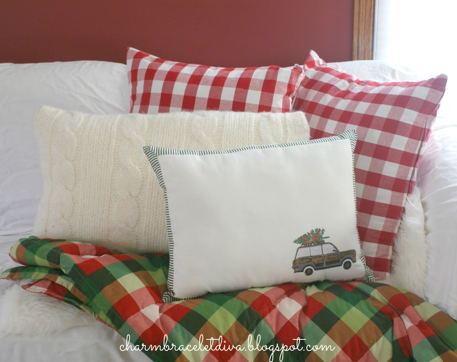 Our Hopeful Home Easy DIY Christmas Pillow From Target Placemat