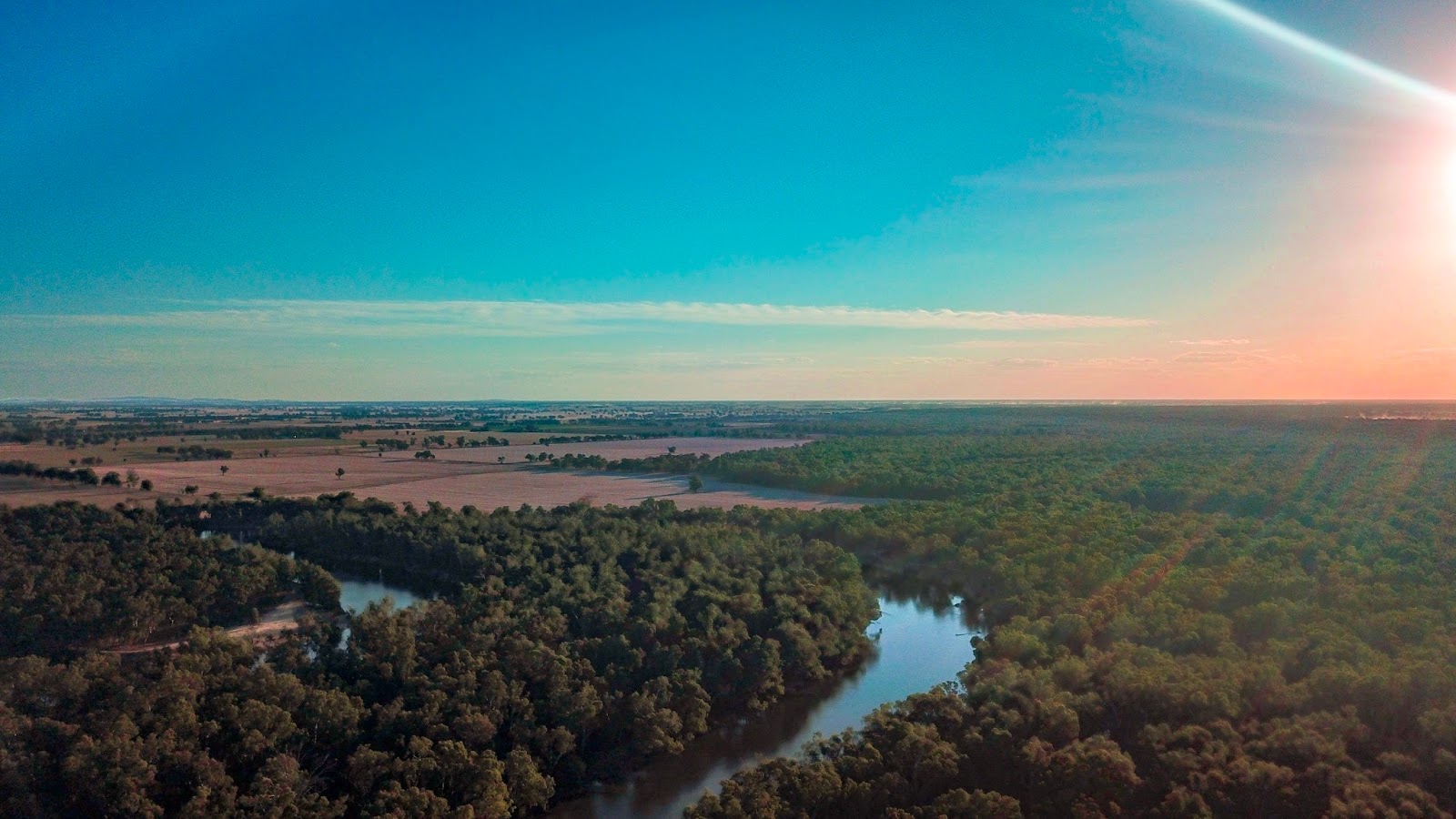 murray river from above