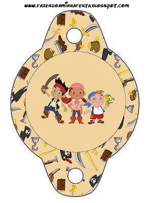 Fazendo a Minha Festa Infantil: Joguinhos para Atividades e Lembrancinhas  do Jake e os Piratas da Terra do Nunca!