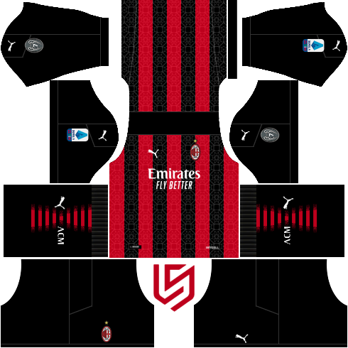 Длс полное. AC Milan DLS Kits 2021 2022. DLS 19 Kits. Milan Kits DLS. Kit AC Milan fts.