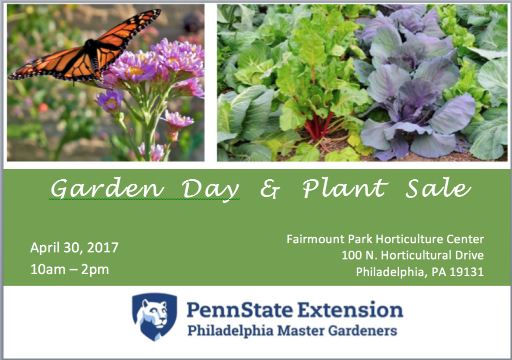 Penn State Extension Philadelphia Master Gardeners Garden Day and