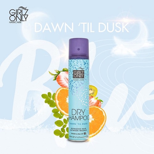 Dầu gội khô Girlz Only Dawn ‘Til Dusk 200ml (Xanh), My Pham Nganh Toc