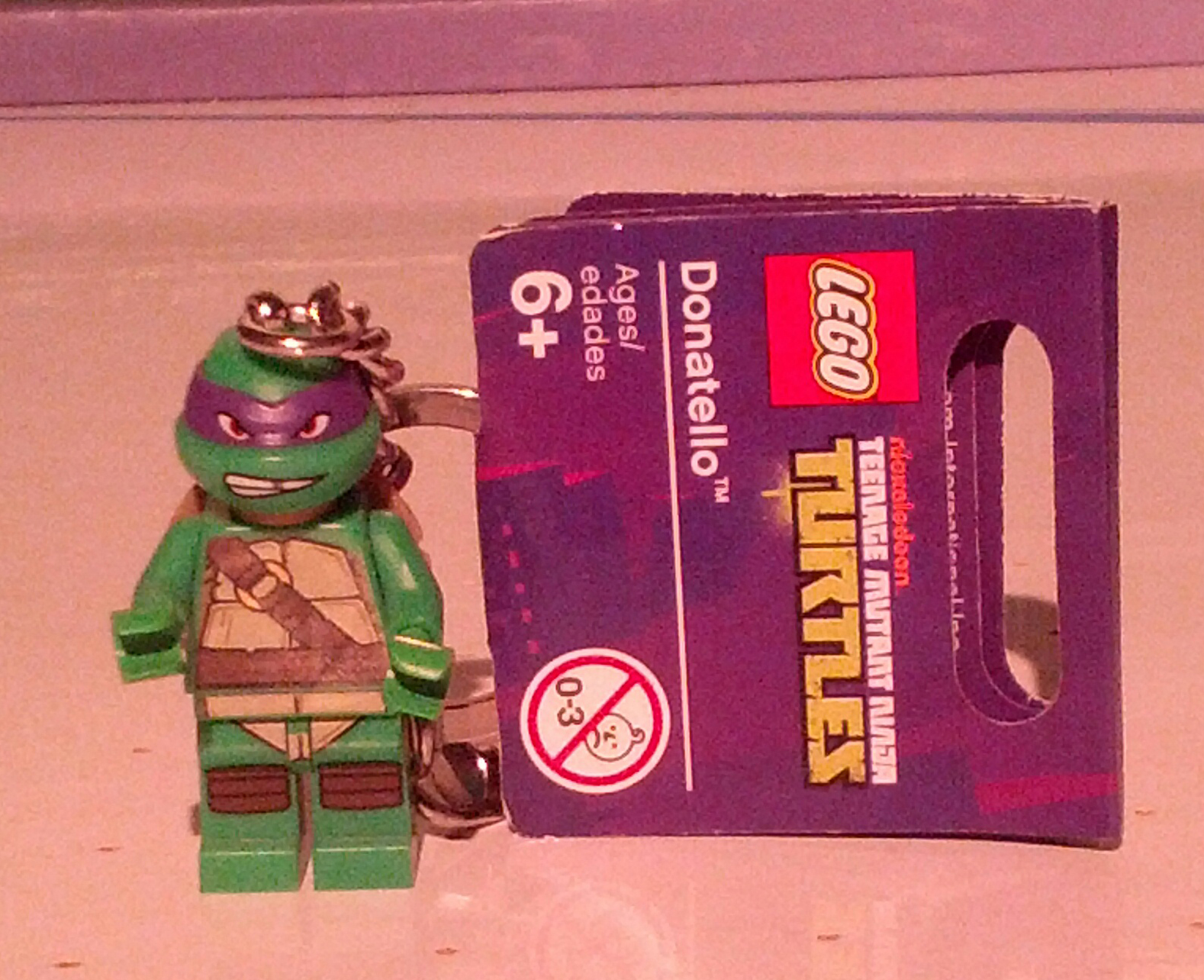 Lego Teenage Mutant ninja Turtles Raphael keychain 2013 