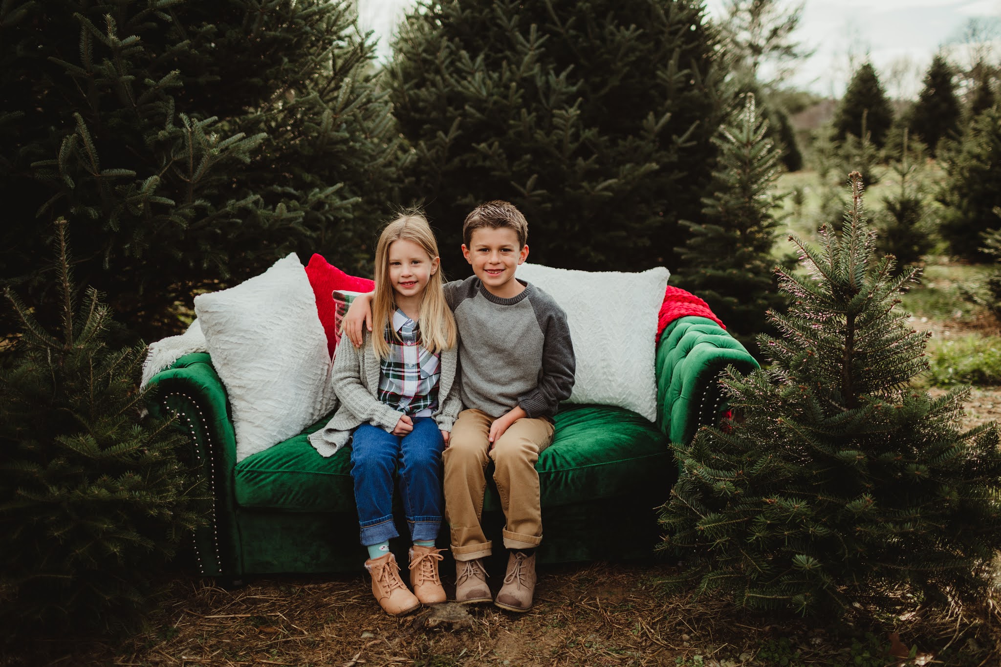 Buckley's 2020 Family Photos at the Christmas Tree Farm