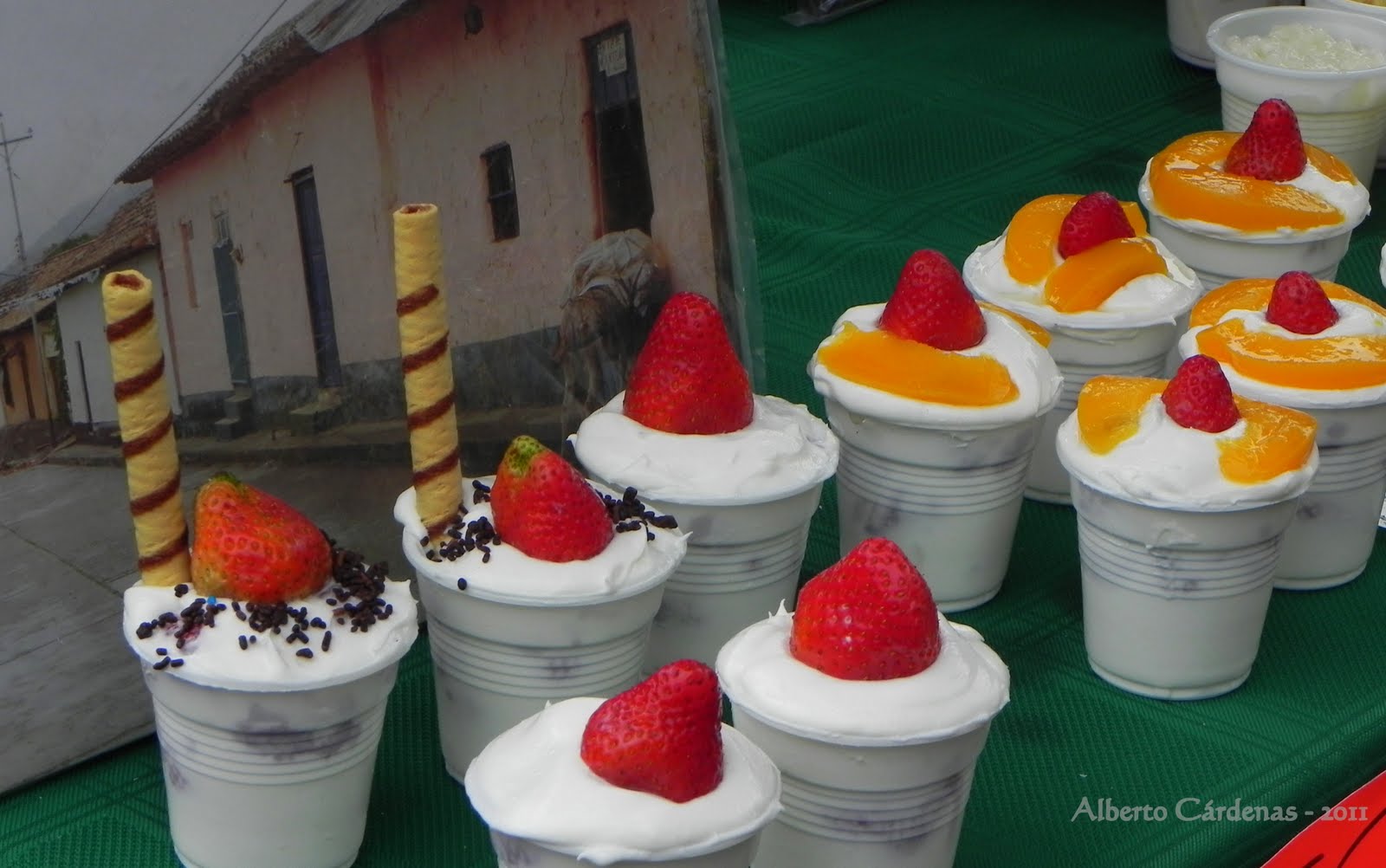 Una Vista a Boconó Fresas con crema