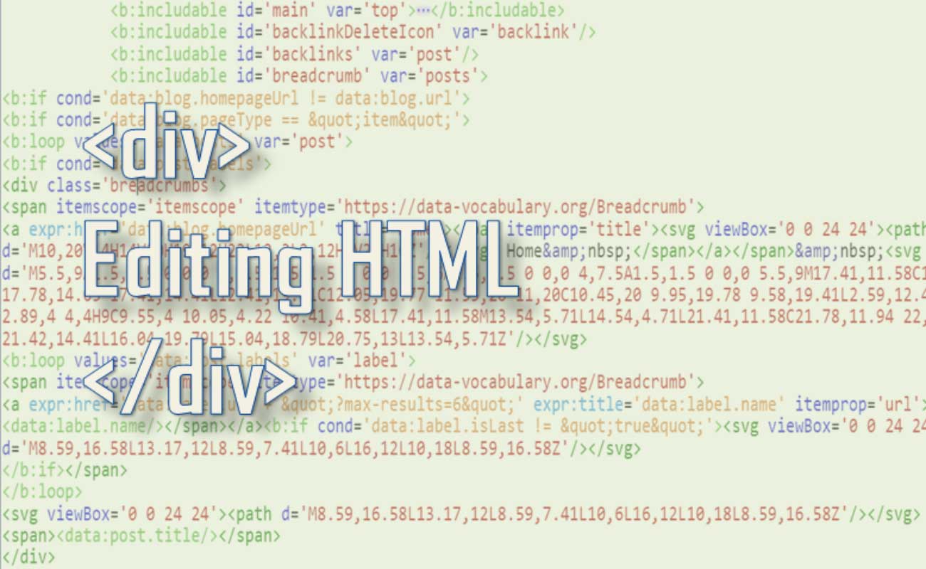 Belum Bisa Membuka Jasa Editing HTML / Modifikasi Tampilan Blog