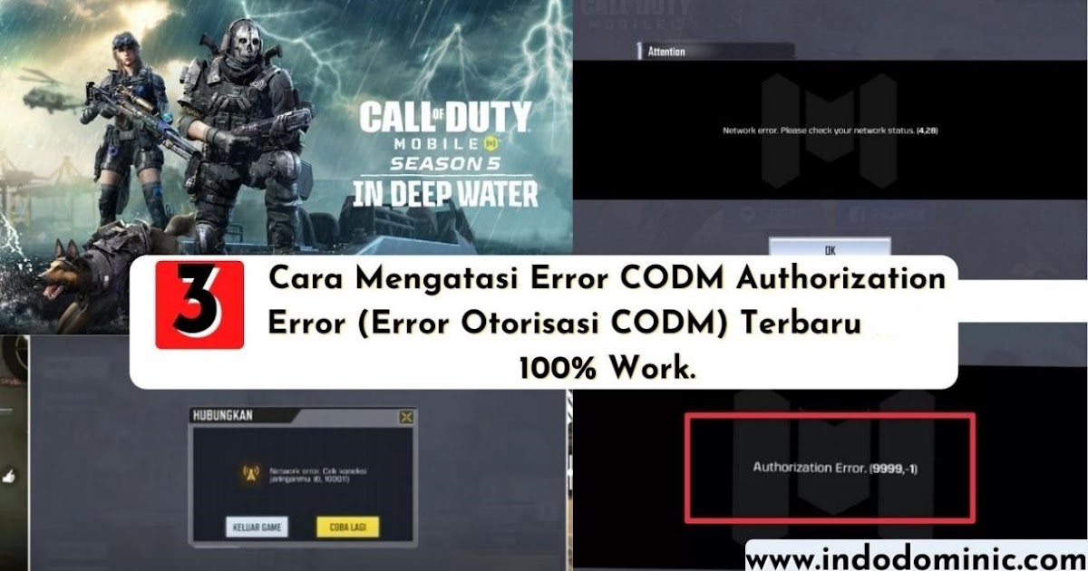 Authorization error message. Ошибка авторизации 270fd4294967295 Call of Duty mobile.