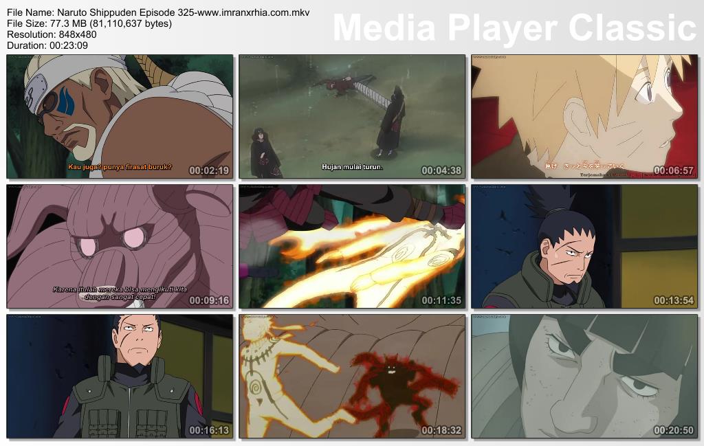 Download Film / Anime Naruto Episode 325 "Jinchuriki vs. Jinchuriki