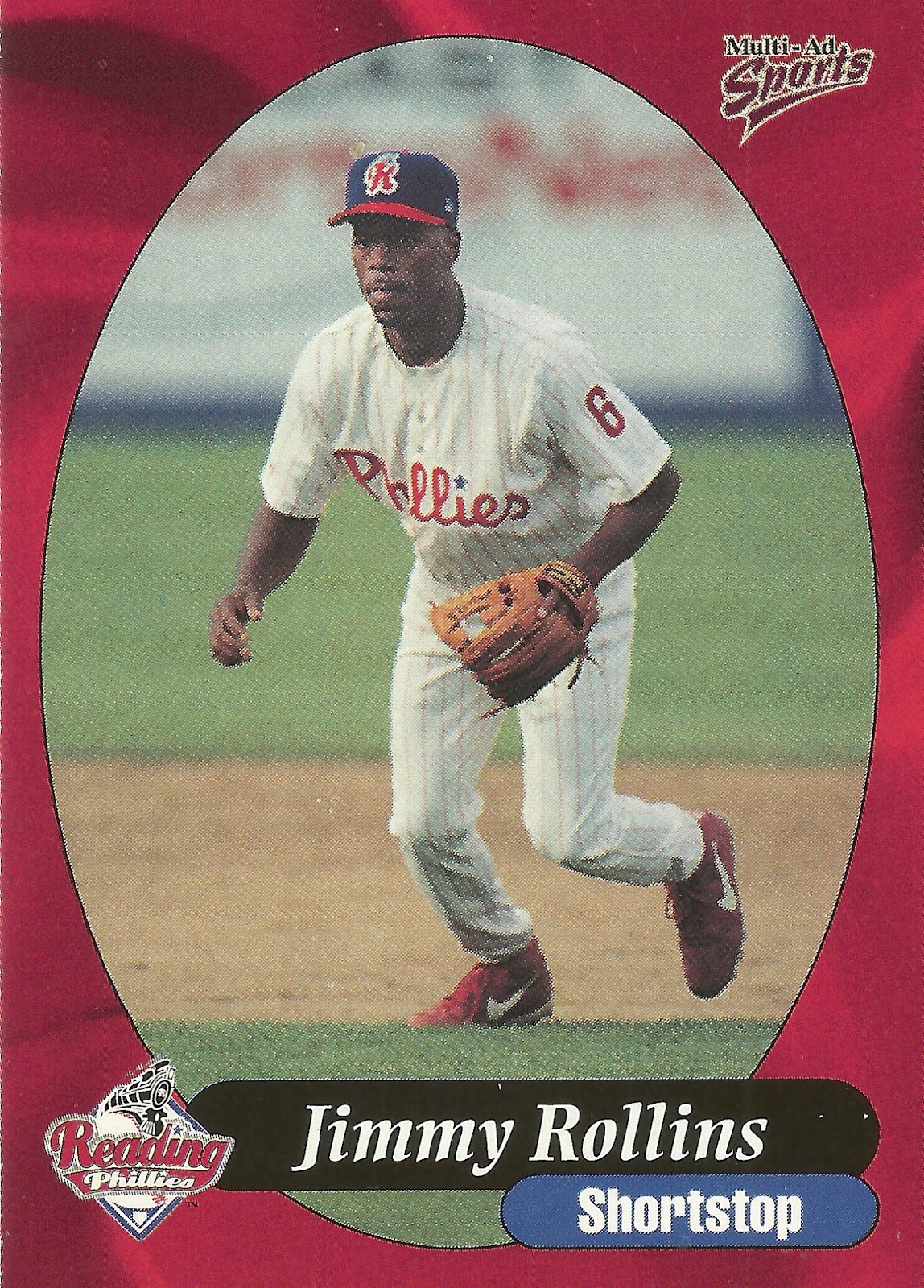 The Phillies Room: Game 113 - 1999 Multi-Ad Reading Phillies #19 Jimmy  Rollins