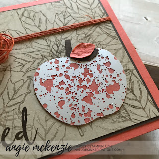 By Angie McKenzie on this Thankful Thursday; Click READ or VISIT to go to my blog for details! Featuring Gather Together, To A Wild Rose Stamp Set and the Apple Builder Punch; #simplestamping #gathertogetherstampset #toawildrosestampset #applebuilderpunch #linenthread #stampinupinks #fallcards #anyoccasioncards #thankyoucards #cardtechniques #stamping