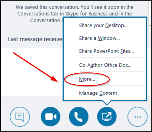 Reuniones de Skype Empresarial: funciones de encuestas, preguntas y respuestas y pizarra