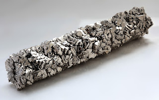 Titanyum kristal çubuk, 99,995%