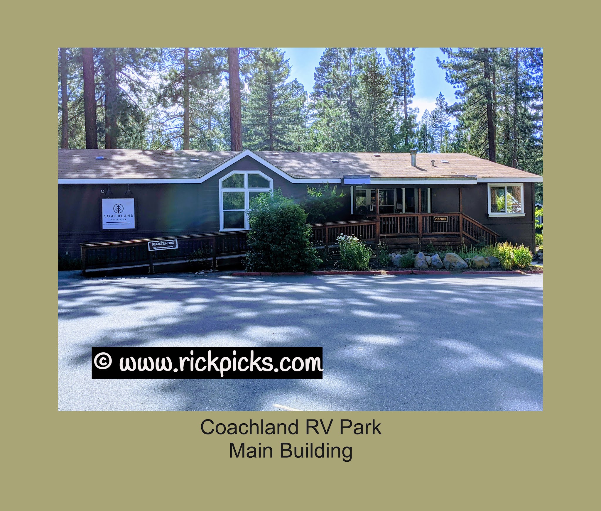 Rick's Picks Coachland RV Park., Truckee, CA