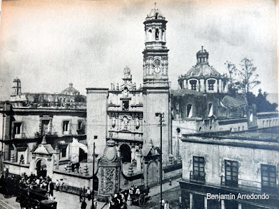 Antes y ahora: El templo de San Hipólito y San Casiano, actual San Judas Tadeo. Noticias en tiempo real