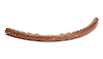 La Doyenne - cherry wood, aluminum and brass handlebars
