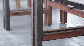 枕木　家具　制作　販売　オーストラリア　中古枕木　テーブル　脚
