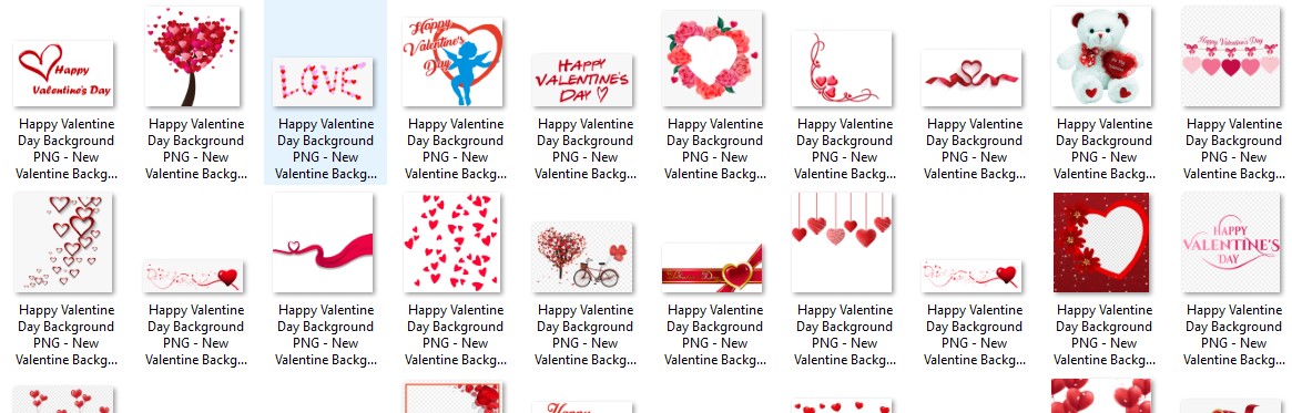 Happy Valentine Day Background PNG 2022