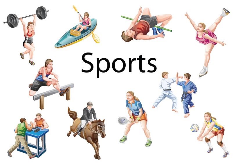 Different kinds of sport. Спорт на английском. Виды спорта на английском. Спорт картинки на английском. Types of Sports.