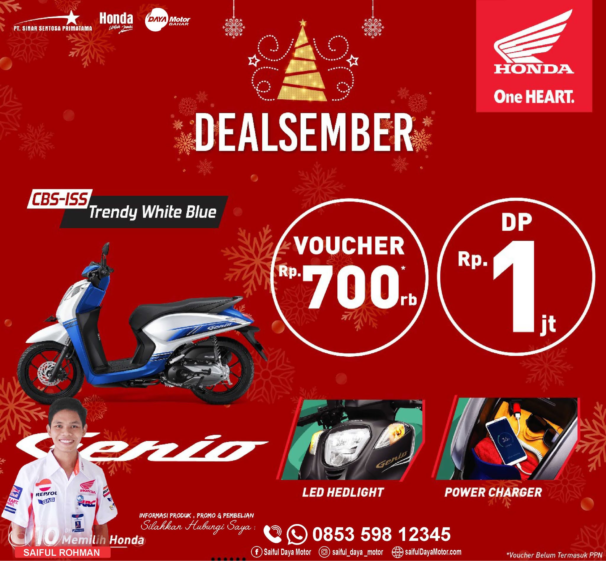 Brosur Kredit Motor Honda Maret 2021 Dealer Sepeda Motor Honda Sungai Bahar Jambi