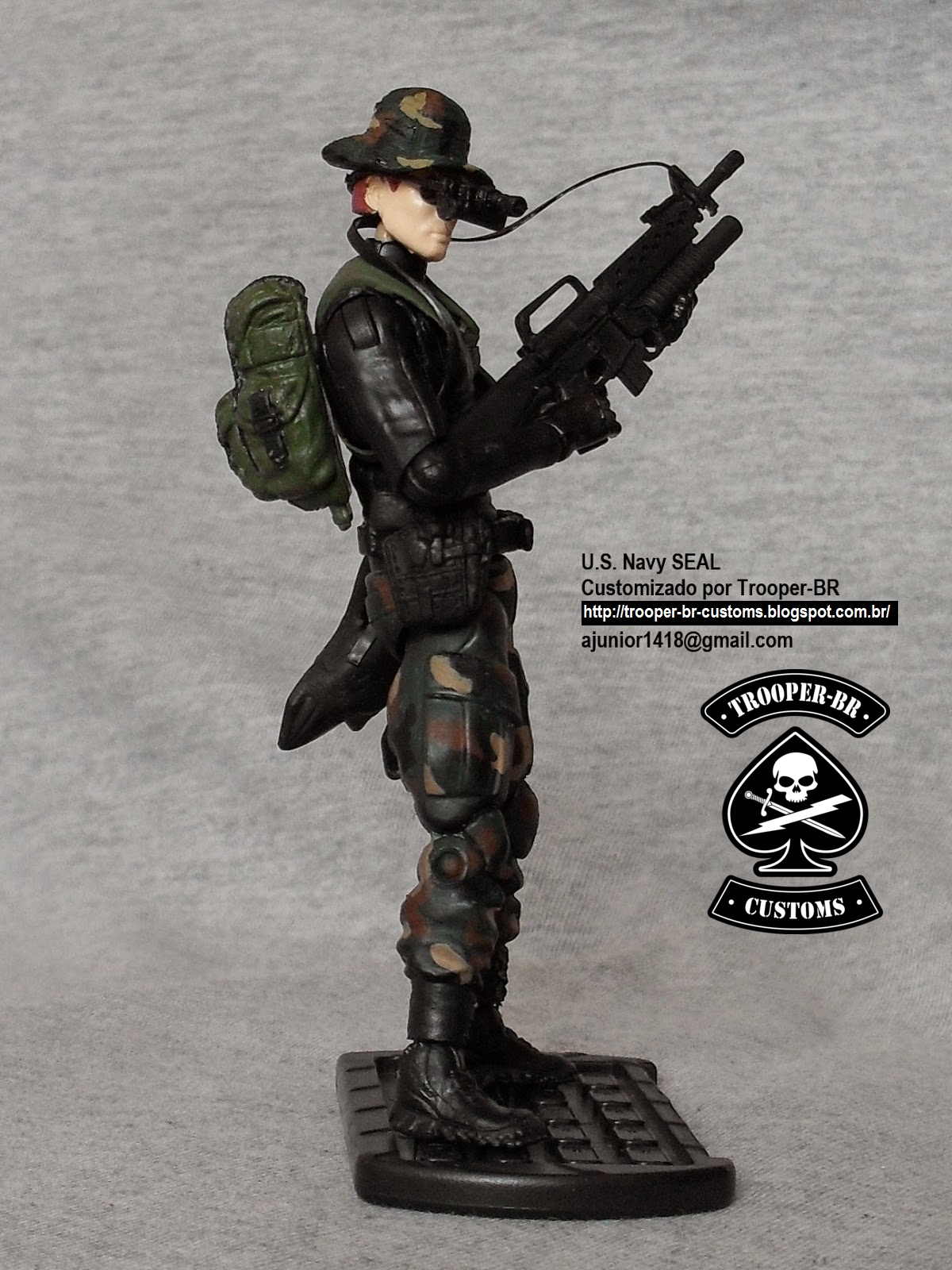 Gi joe Custom Action Figures U.S. Navy SEAL