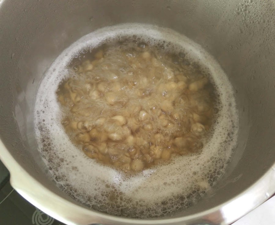 Espumar los garbanzos