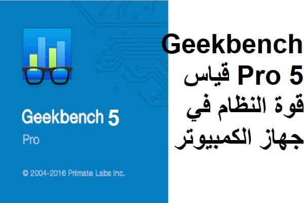 Geekbench Pro 5 قياس قوة النظام في جهاز الكمبيوتر