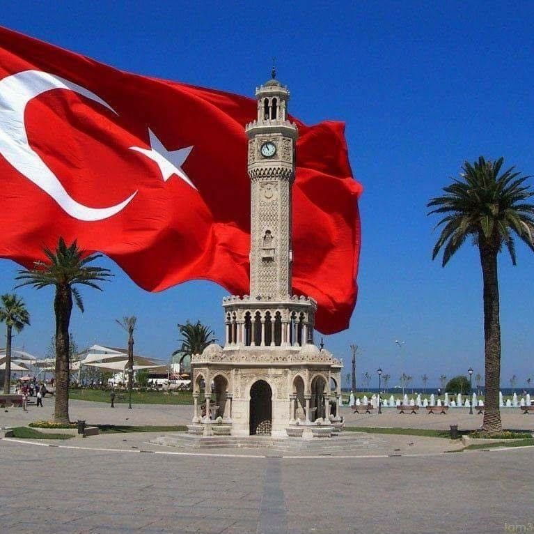 izmir manzarali turk bayragi resimleri 2