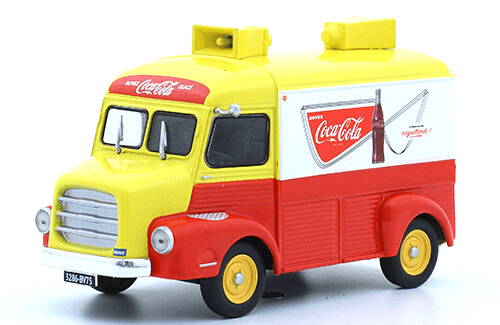 citroen hy carrosserie letourneur marchand 1:43 coca-cola