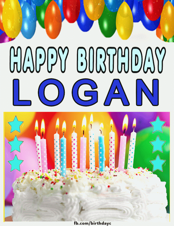 Happy Birthday Logan images gif