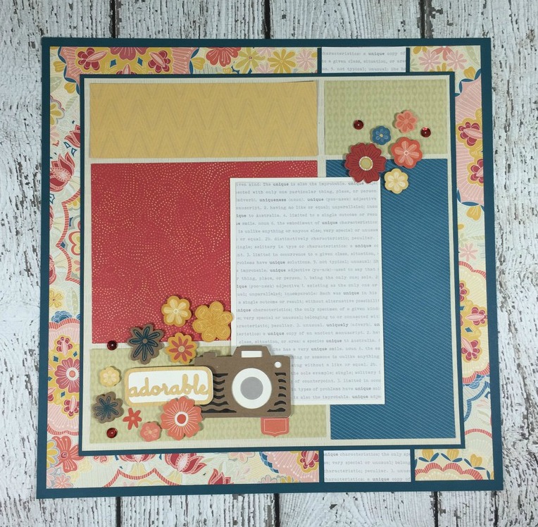 Courtney Lane Designs Cricut Artistry Scrapbook Layout