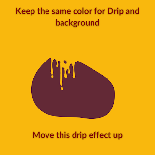 How to create juicy drip effect in Canva ?