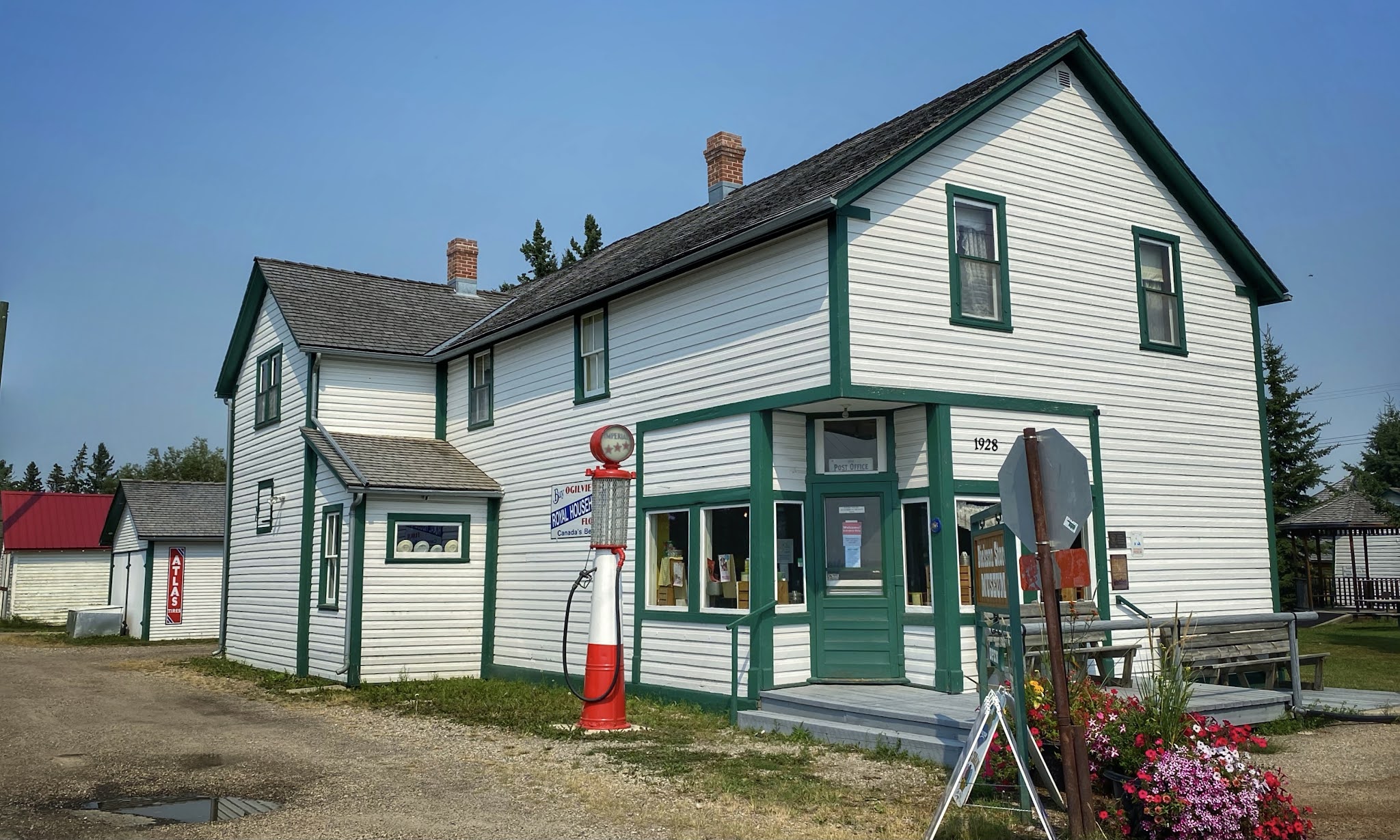 West of the 5th Dickson Store Museum Now and Then