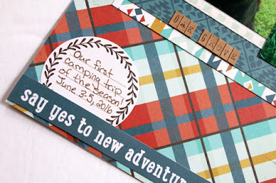 Taylor Stamped: Happy Camper Layout