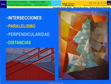 http://www.authorstream.com/Presentation/fernandorm-1786683-intersecciones-paralelismo-perpendicularidad-distancias/