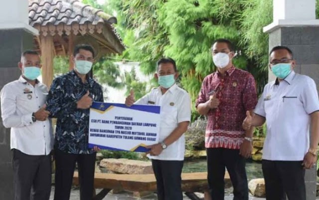 Bank Lampung KCP Daya Murni Serahkan CSR