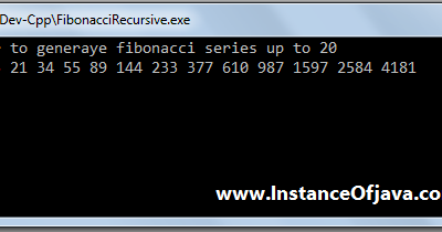 Write a c program to generate fibonacci series using recursion ...