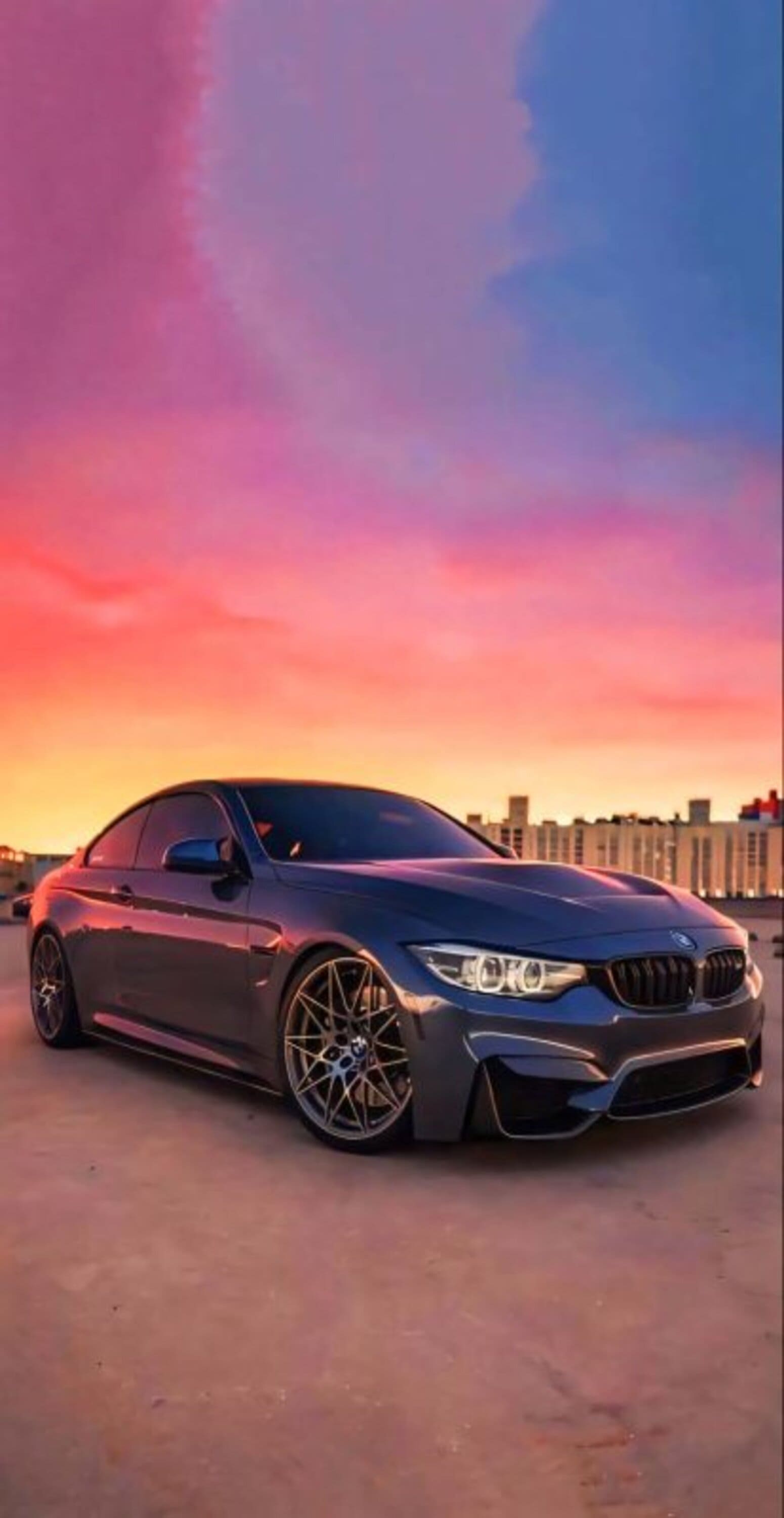 خلفية سيارة BMW 3 Series سوداء بدقة HD، افخم خلفيات سيارات BMW