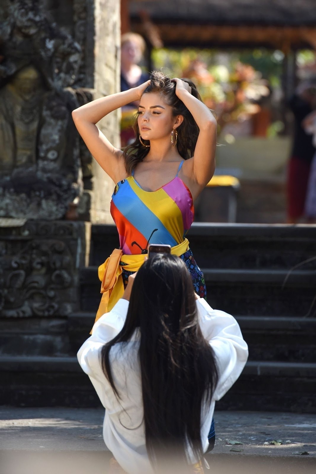 Demi Rose – Visiting a Small Temple in Bali - RitzyStar