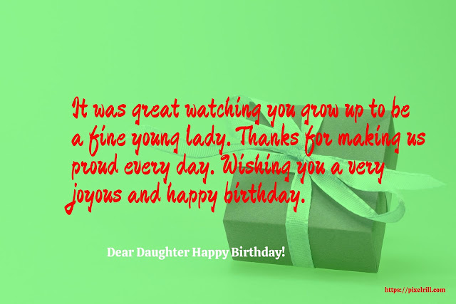 Daughter Birthday Card Happy Birthday Daughter