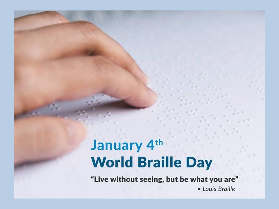 World Braille Day 4th January - KnowledgeSearch.net