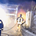 Bus Atac in fiamme sulla Colombo