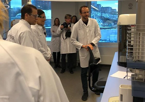 Crown Princess Victoria and Prince Daniel visited Stora Enso's Innovation Centre