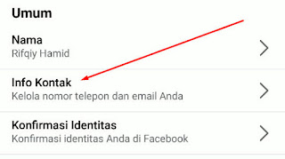 Cara Ganti Email Facebook