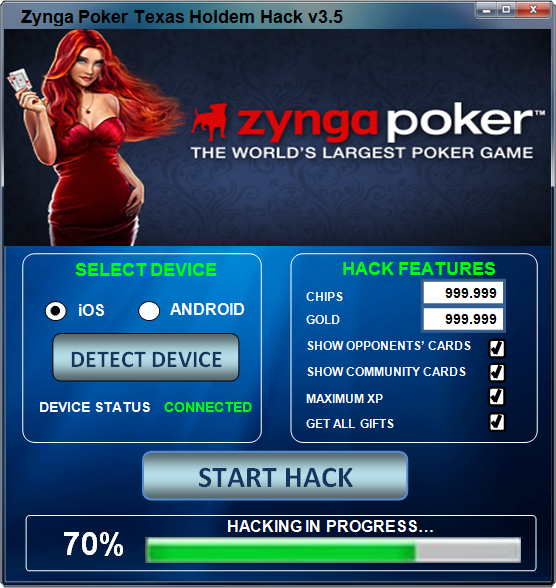 Zynga Poker Texas Holdem Hack Cheat Crack Free Download Unlimited Chips