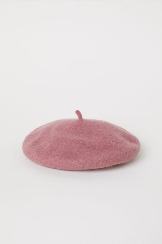 H&M felted wool beret