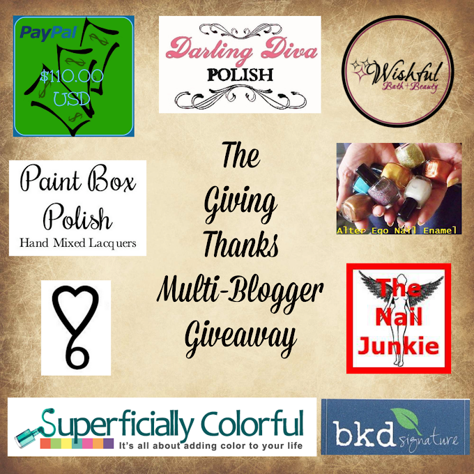 The Giving Thanks Multi-Blogger Giveaway!