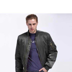 Jaket Scoot Pilot Bomper Hitam