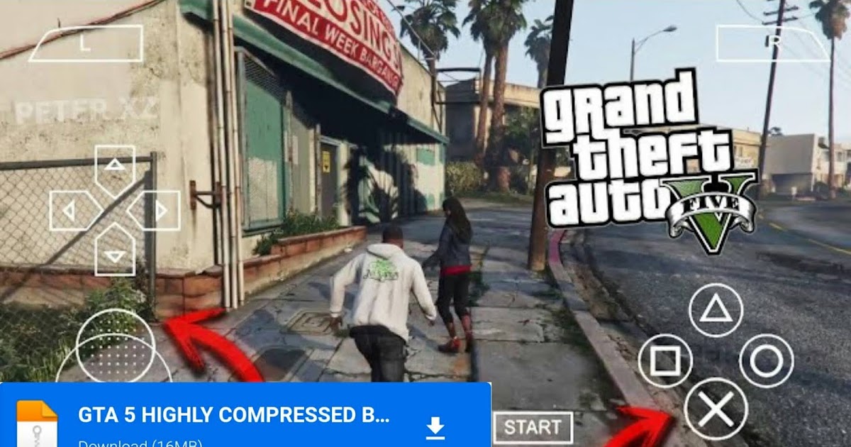 GTA 5 highly compressed in 15mb